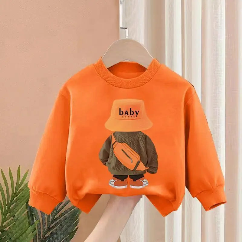 Kids' Bear Print 2-Piece Tracksuit