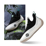 361 Degrees ZEN VI PRM Men's Basketball Sports Shoes Middle-Top Combat Wear-Resistant Non-Slip Support Sneakers Male 672431102