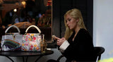 Ins Famous Fashion Classic Printed PU Leather Women's Handbags – Luxury Elegant Shoulder Crossbody Top Handle Bag