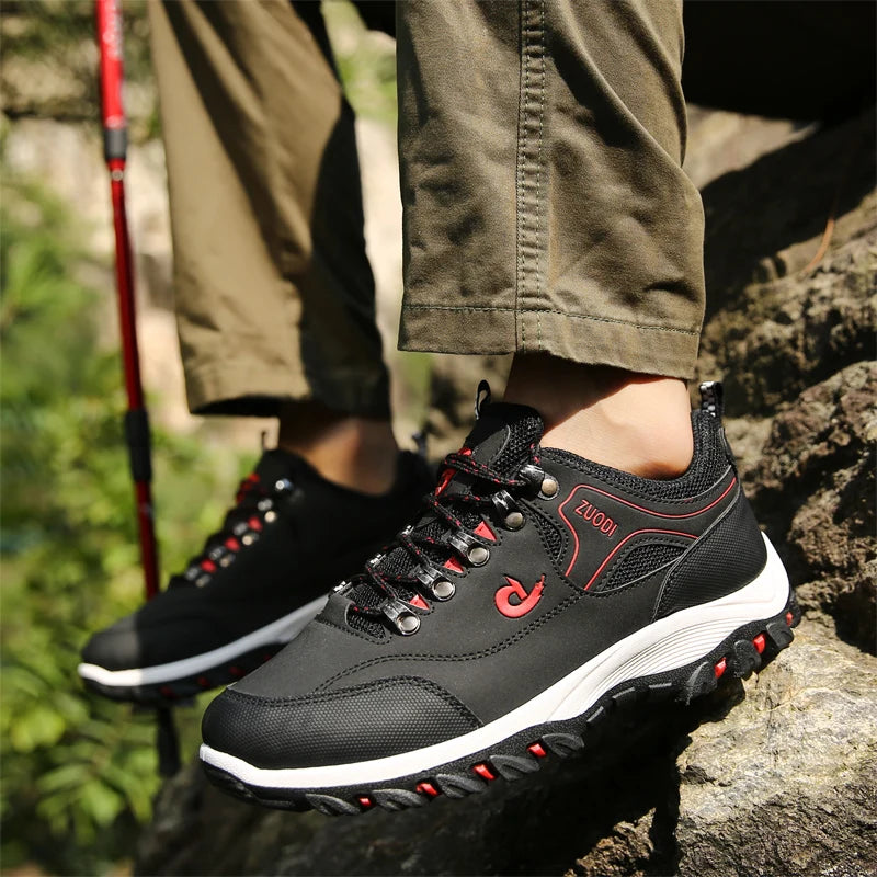 SNORW Men's Microfiber Casual Sneakers | All-Season Style