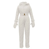 Waterproof One-Piece Ski Suit – Insulated Winter Hooded Jumpsuit