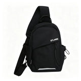 Unisex Sling Backpack Chest Bag Men Women Lightweight Crossbody Bag for Cycling Hiking Travel Tablet Sports Shoulder Bag