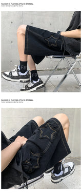 Men’s Vintage Denim Streetwear Shorts
