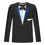 Dapper Gentleman Graphic Long Sleeve Tee