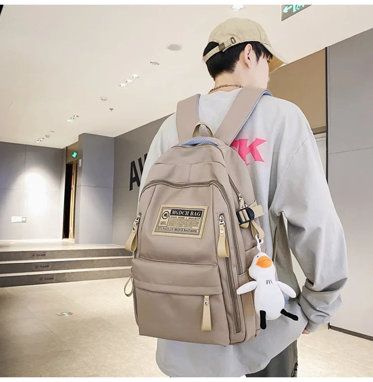 Fashion Big Student School Backpack Rucksack Girls Boys School Bag High Capacity Women Backpack Female Leisure Travel Mochila