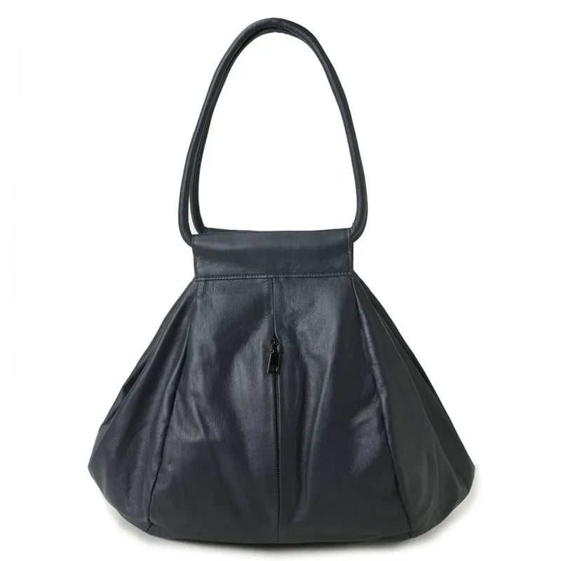Slouchy Soft Cowhide Large Capacity Purses Handbags For Women 2026 Genuine Leather Shoulder Bags Travel Bag Underarm Wrist Bags