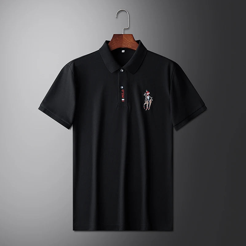 Men's Embroidered Polo Shirt – Casual Summer Style