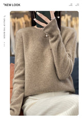 Women's Merino Wool Crew Neck Sweater