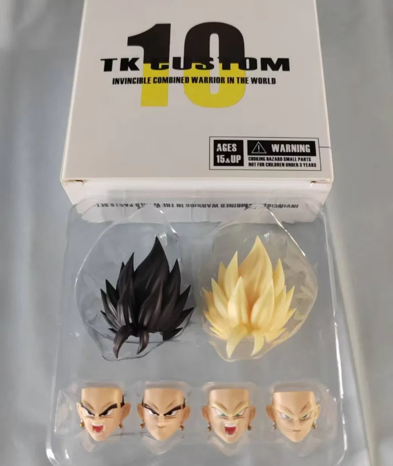 TKCUSTOM TK TK013 TK014 TK015 K016 Dragon Ball SHF Ultra Instinct Son Goku 3.0 Heads Custom Headsculpt Set Action Figures Toys