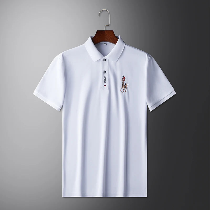 Men's Embroidered Polo Shirt – Casual Summer Style