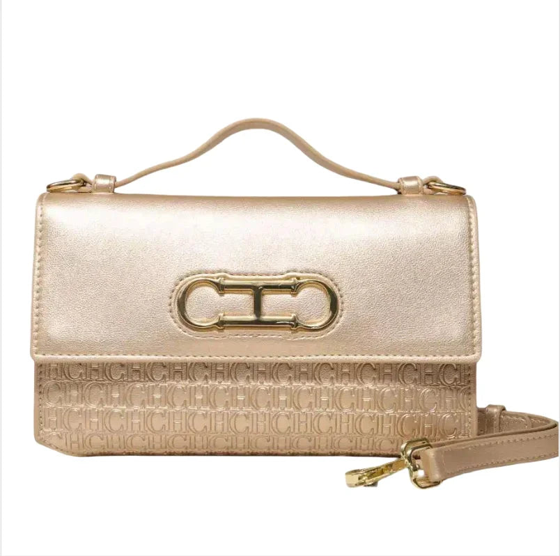 Letter Print Crossbody Satchel