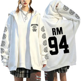 Y2K Graphic Zip-Up Hoodie