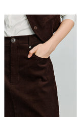 Toyouth Corduroy A-Line Mini Skirt | Autumn 2025