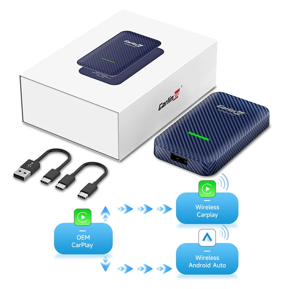 CarlinKit Wireless CarPlay & Android Auto Adapter