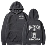 Death Row Records Hoodies Spring Autumn Fleece Hoodie Pullover Fashion Men Women Loose Hooded Sweatshirts Hip Hop Streetwear Top