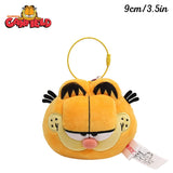 ORIGINAL Garfield Kawaii Soft Plush Toys Keychain Cute Cats Anime Stuffed Animals Peluche Doll Pendants Birthdays Gifts For Kids