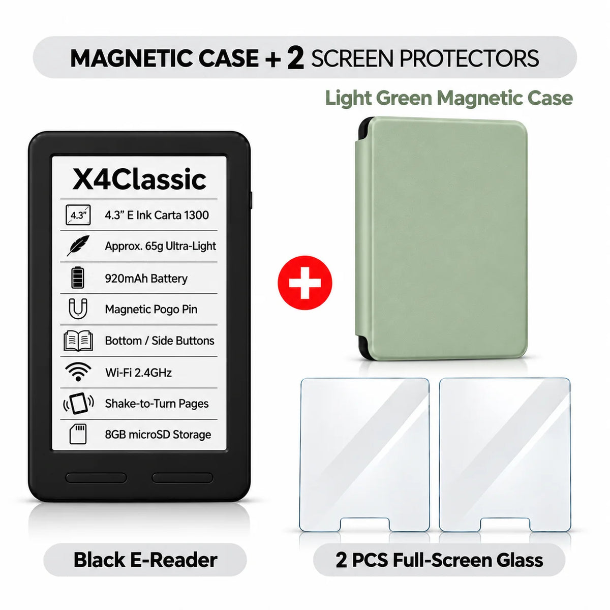 XTEINK Pocket E Ink E-Reader for Travel & Daily Reading