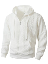 Men's Knit Zip-Up Hoodie