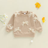 Girl’s 3D Tulle Bow Sweatshirt