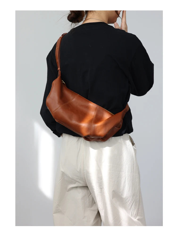 2023 Fashion Real Leather Crossbody Bags For Women Luxury Soft Cowhide Shoulder Bag Practical And Portable