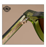 Classics Rivets Style Retro Sun Glasses for Women TR90 Frame Polygon Polarized Sunglasses UV400 Male Black Green 2025 Summer