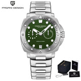PAGANI DESIGN Men Mechanical Watch Luxury Sapphire Glass Luminous Automatic Watch 200M Waterproof Stainless Steel Watch For Men