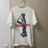 Hysteric Graphic Tee – Unisex Street Style, Summer 2025