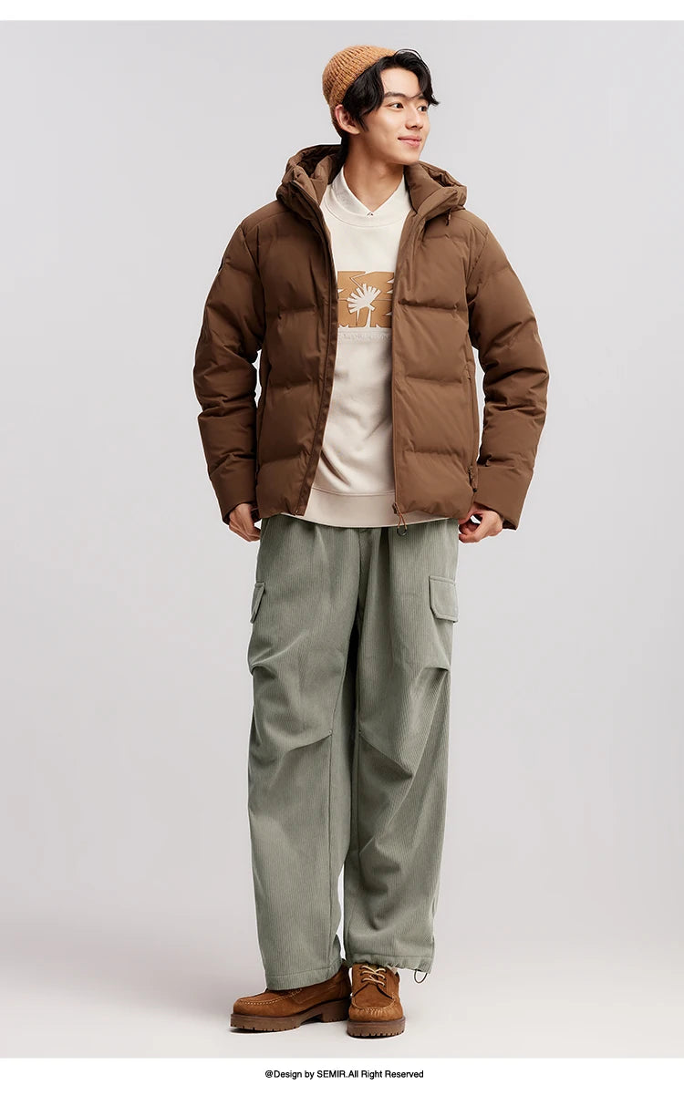 Semir Men's Premium Hooded Down Jacket