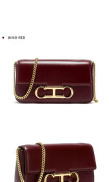 CHCH Women's Chain Bag Summer New Black Shoulder Bag Women's Flip Phone Bag