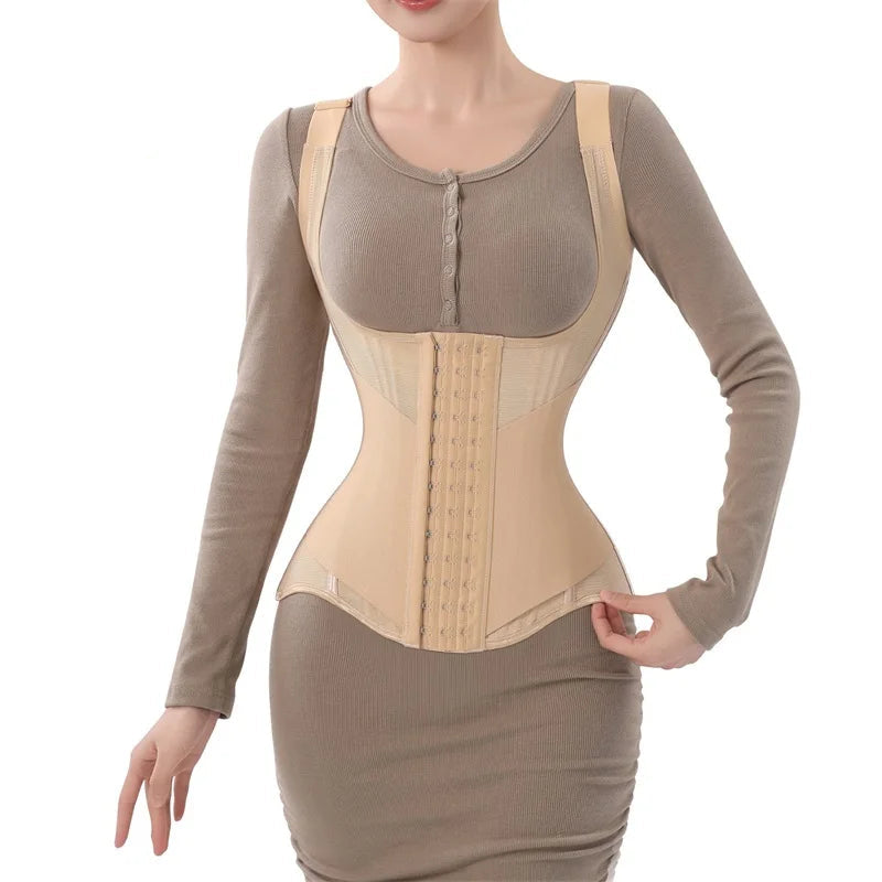 U-Shaped Waist Trainer Corset & Firm Control Body Shaper Tank Top