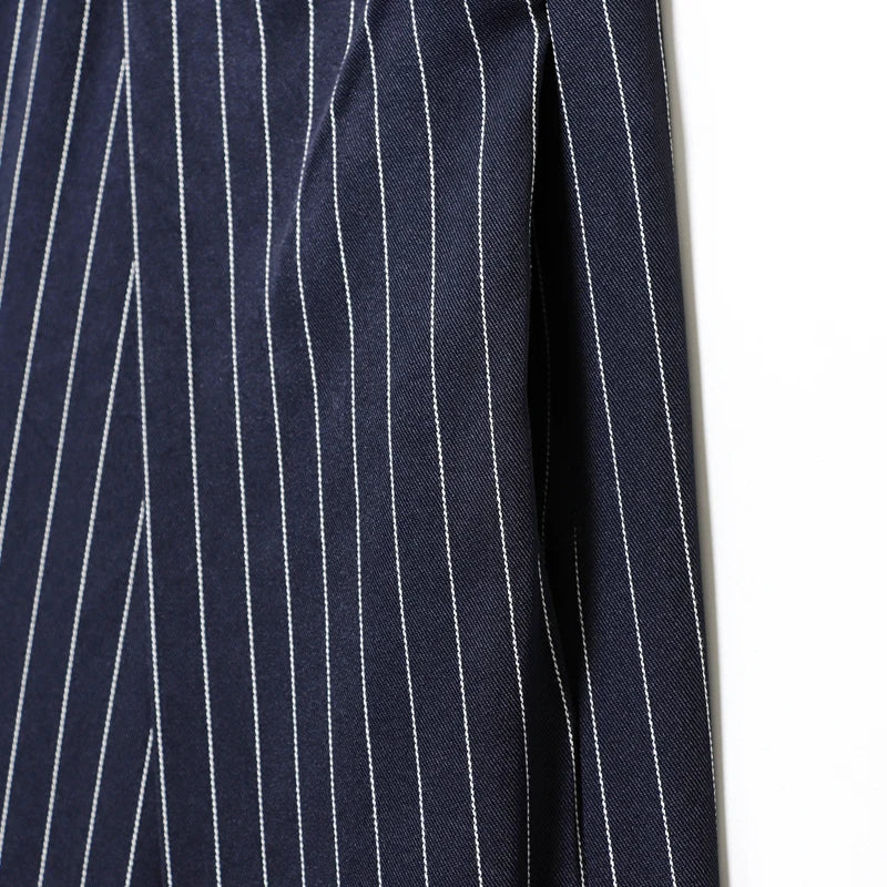Women’s High-Waist Striped Wide-Leg Pants