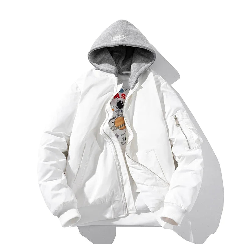 Hooded Bomber Pilot Jacket