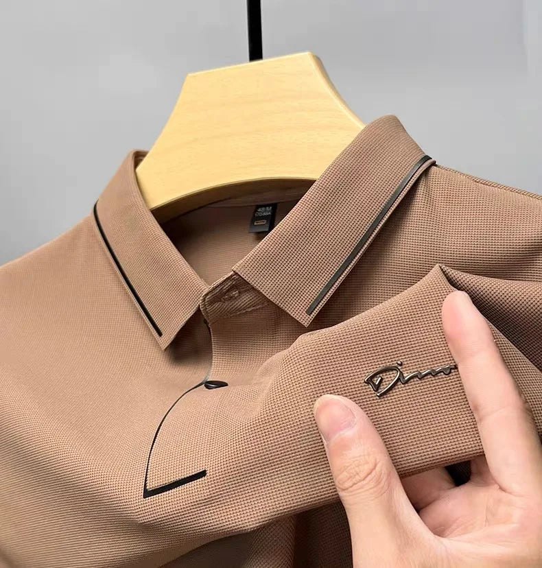 Men's Diamond Emblem Short-Sleeve Polo Shirt