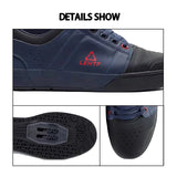 LEHTF Men's Breathable Lace-Up MTB Cycling Shoes