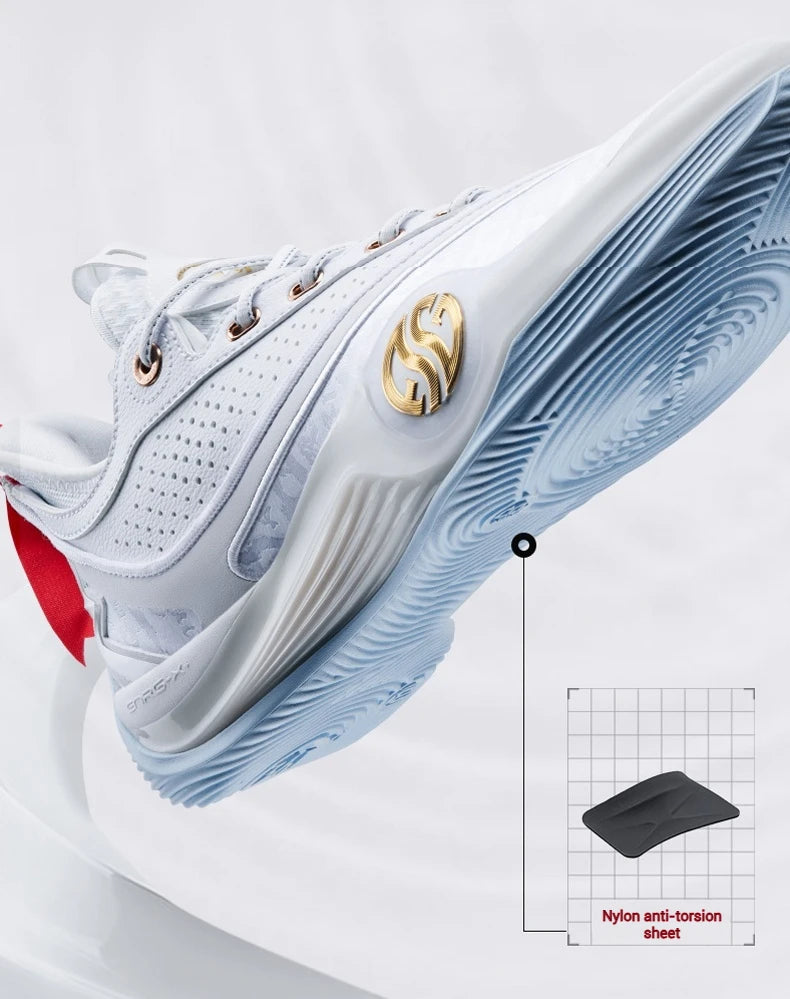 361 Degrees ZEN VI PRM Men's Basketball Sports Shoes Middle-Top Combat Wear-Resistant Non-Slip Support Sneakers Male 672431102