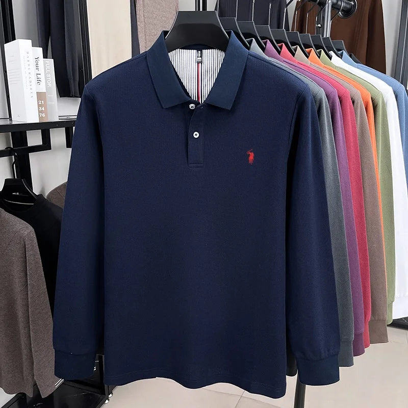 Men's Premium Cotton Embroidered Polo Shirt – Smart Casual