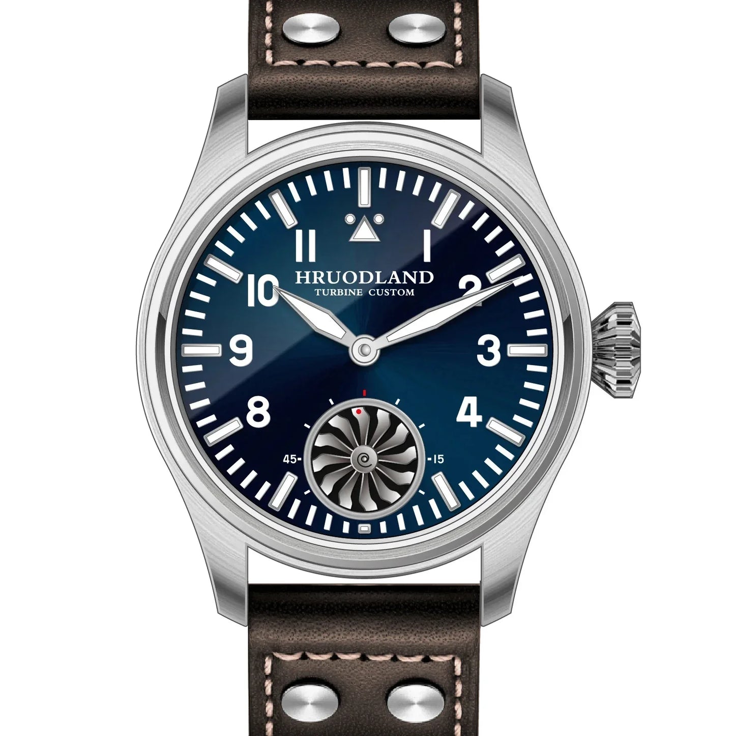 Hruodland 2025 New Men Manual Mechanical Watch Seagull ST3620 Pilot Stainless Steel BGW-9 Luminous Sapphire Crystal Reloj Hombre