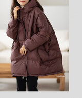 Women’s Oversized White Duck Down Puffer
