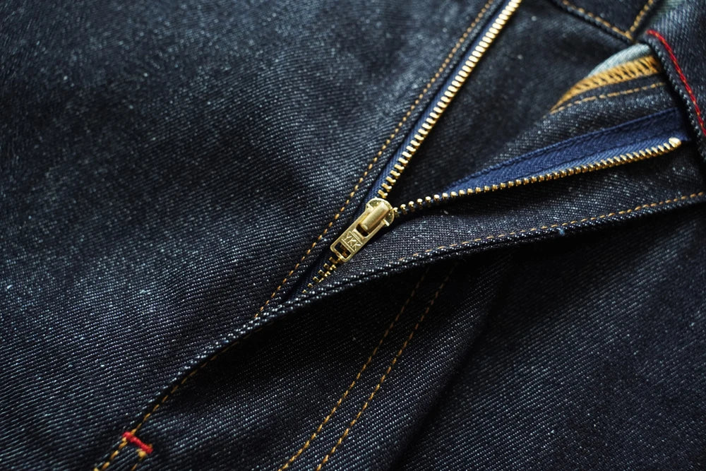 SauceZhan 344XX High-Rise Relaxed Selvedge Denim Jeans