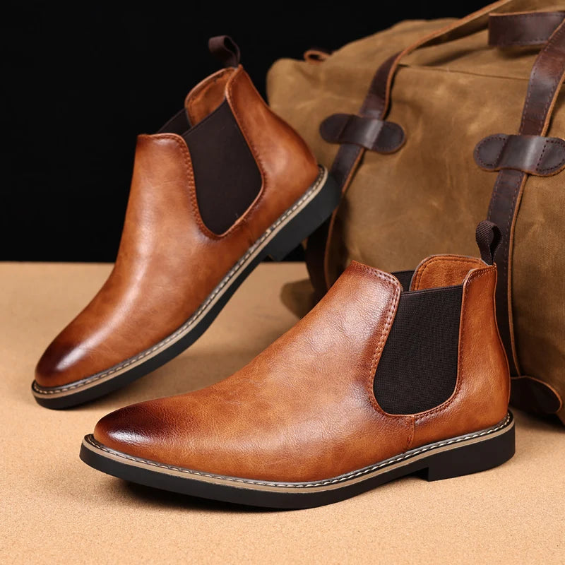 Men’s Retro Chelsea Ankle Boots