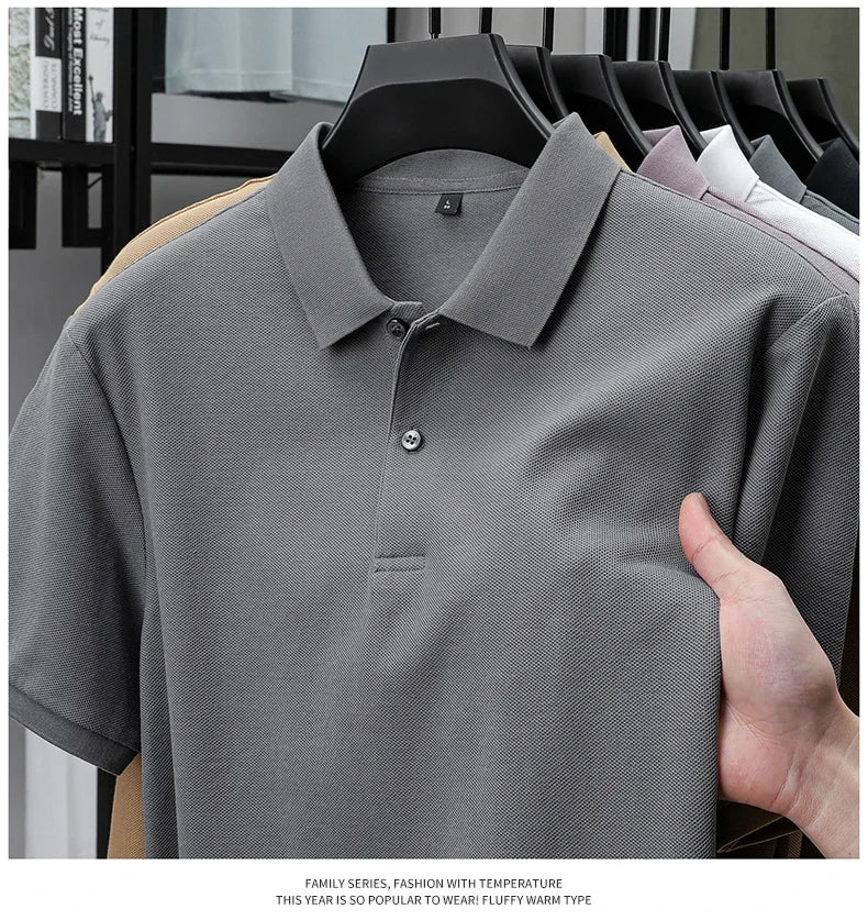 Men's Premium Cotton Polo Shirt – 19 Colors