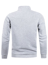 Men’s Quarter-Zip Turtleneck Pullover
