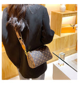 Luxury Microfiber Leather Crossbody & Clutch