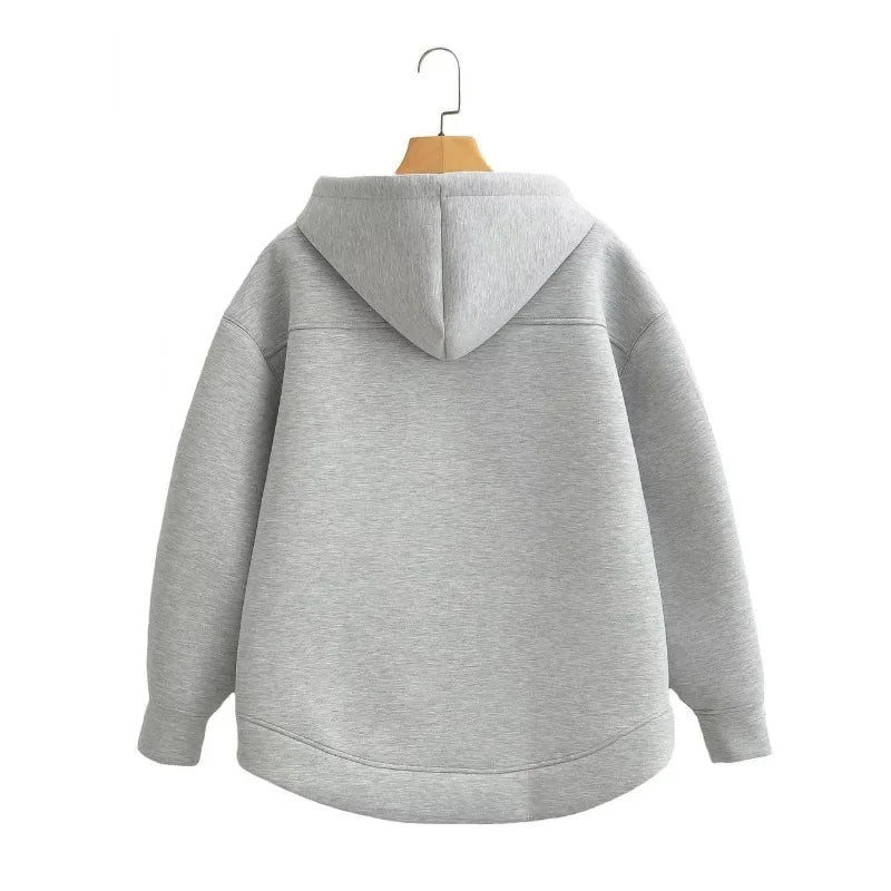 Women’s Oversized Zip-Up Hoodie