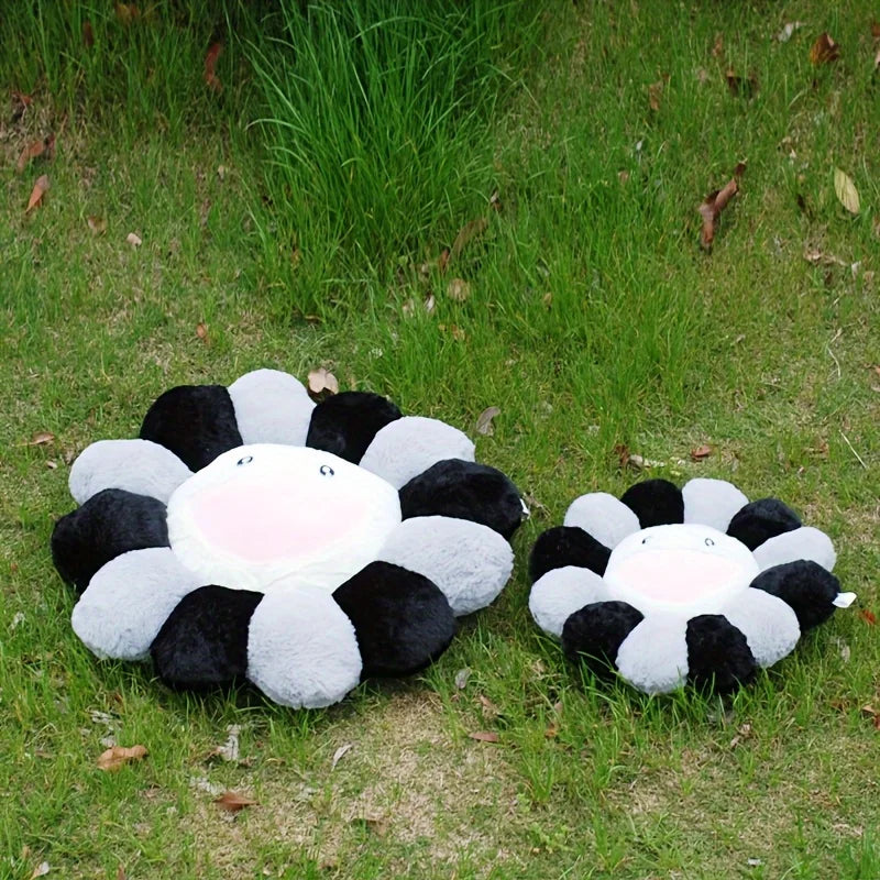 Sunflower Plush Cushion – Smile & Rainbow Decor Pillow