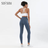 Women's Yoga Set with Sports Bra & High-Waist Leggings
