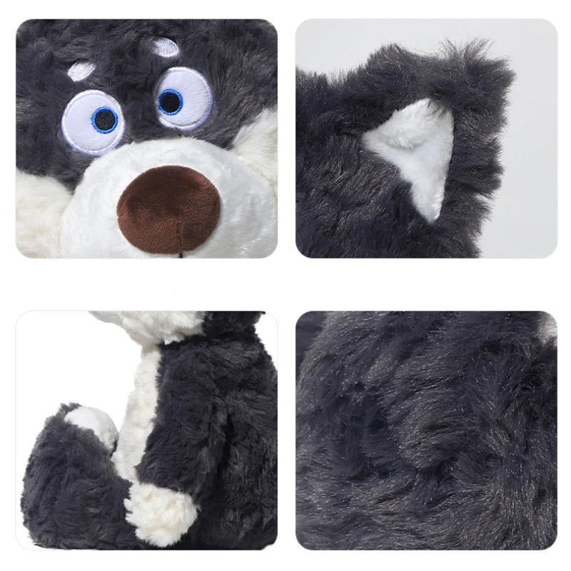 40cm Gray Wolf Plush Toy – Ultra-Soft Stuffed Animal