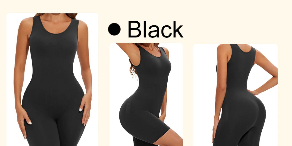 USA-Made Seamless Full Coverage Body Shaper – Firm Control Thigh Slimming Bodysuit