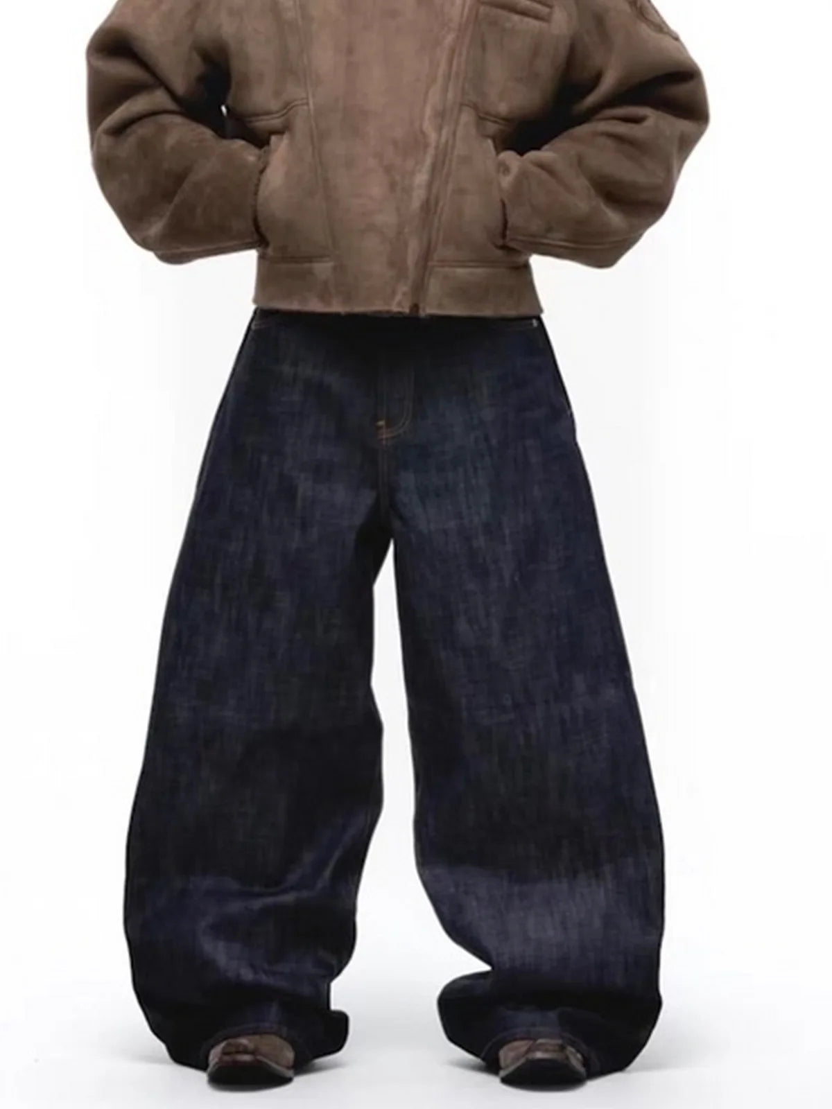 MIJKO Men's Relaxed Straight Denim Jeans – M to XXL