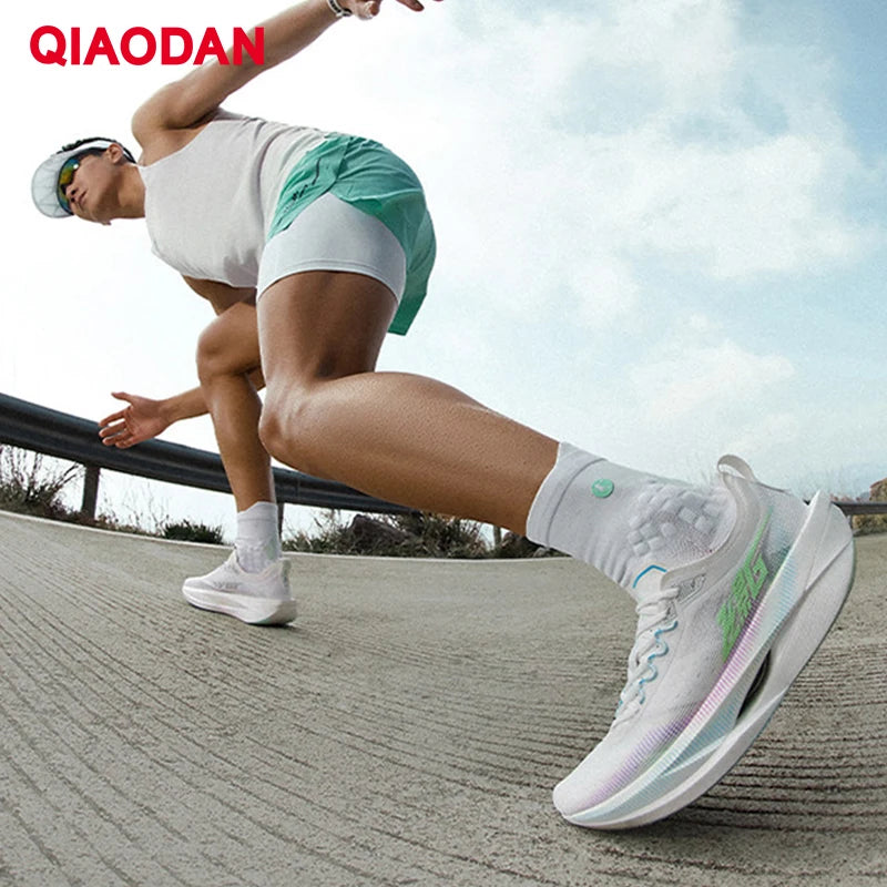 QIAODAN Feiying GT 2026 Men's Carbon Plate Marathon Racing Running Shoes Lightweight Breathable Athletic Sneakers QDB023262260